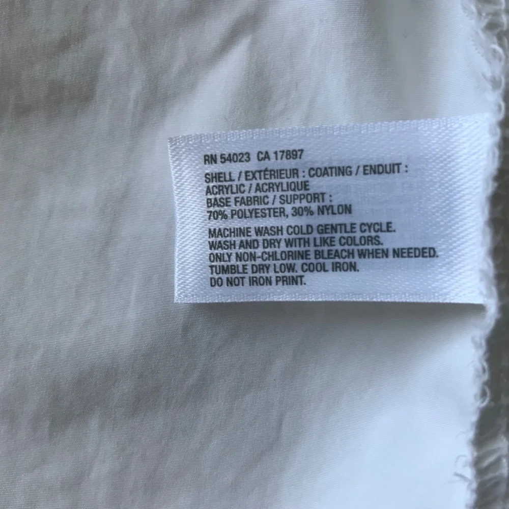 GapFit White Lightweight Outdoor Wind Rain Hooded Jacket size L - Picture 10 of 11